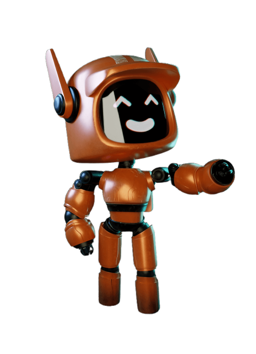 Serenity AI Bot giving a blue flower